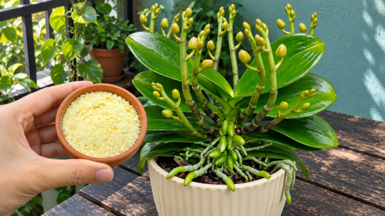 Um simples pedaço debaixo da sua orquídea! Descubra onde podem estar a preparar-se as próximas flores