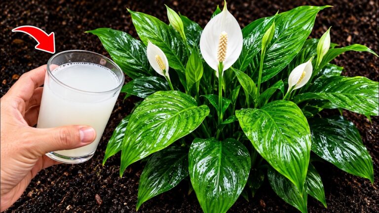 1 COPO POR SEMANA! Faz Qualquer Planta FLORESCER 10x MAIS RÁPIDO (Truque dos Profissionais)