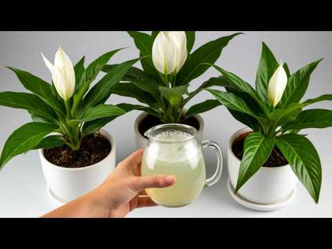 1 copo por semana! Centenas de flores desabrocham sem parar e ficam lindas o ano todo!