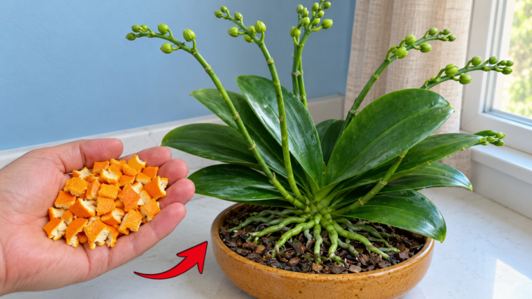 Forneça este aporte da forma correta! Apoie a próxima floração da sua orquídea